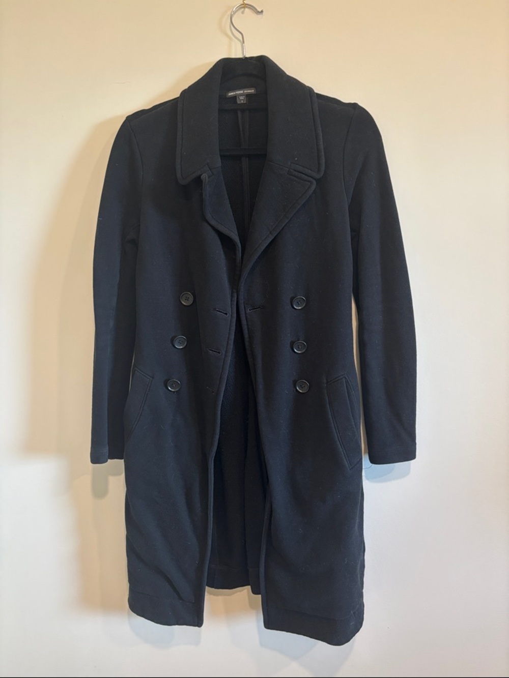 James Perse Los Angeles Women’s Double Breasted Overcoat Size 1